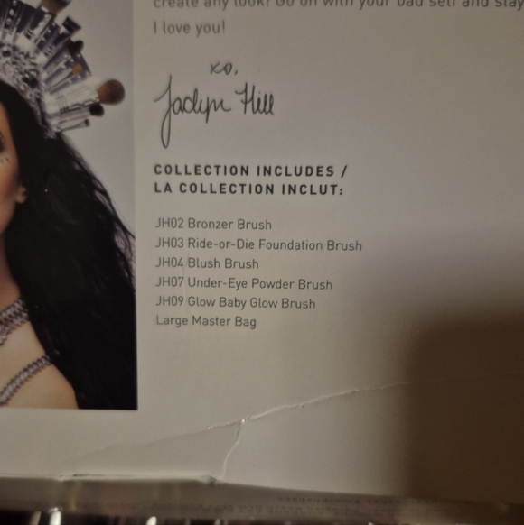 Morphe X Jaclyn Hill Complexion Master Brush Set with Silver Bag - Picture 5 of 5